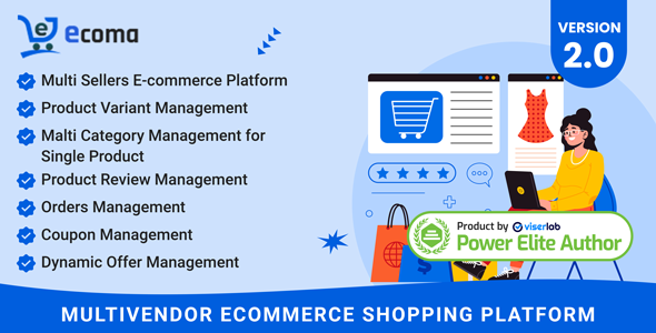 Ecoma - Multivendor Laravel Ecommerce Script